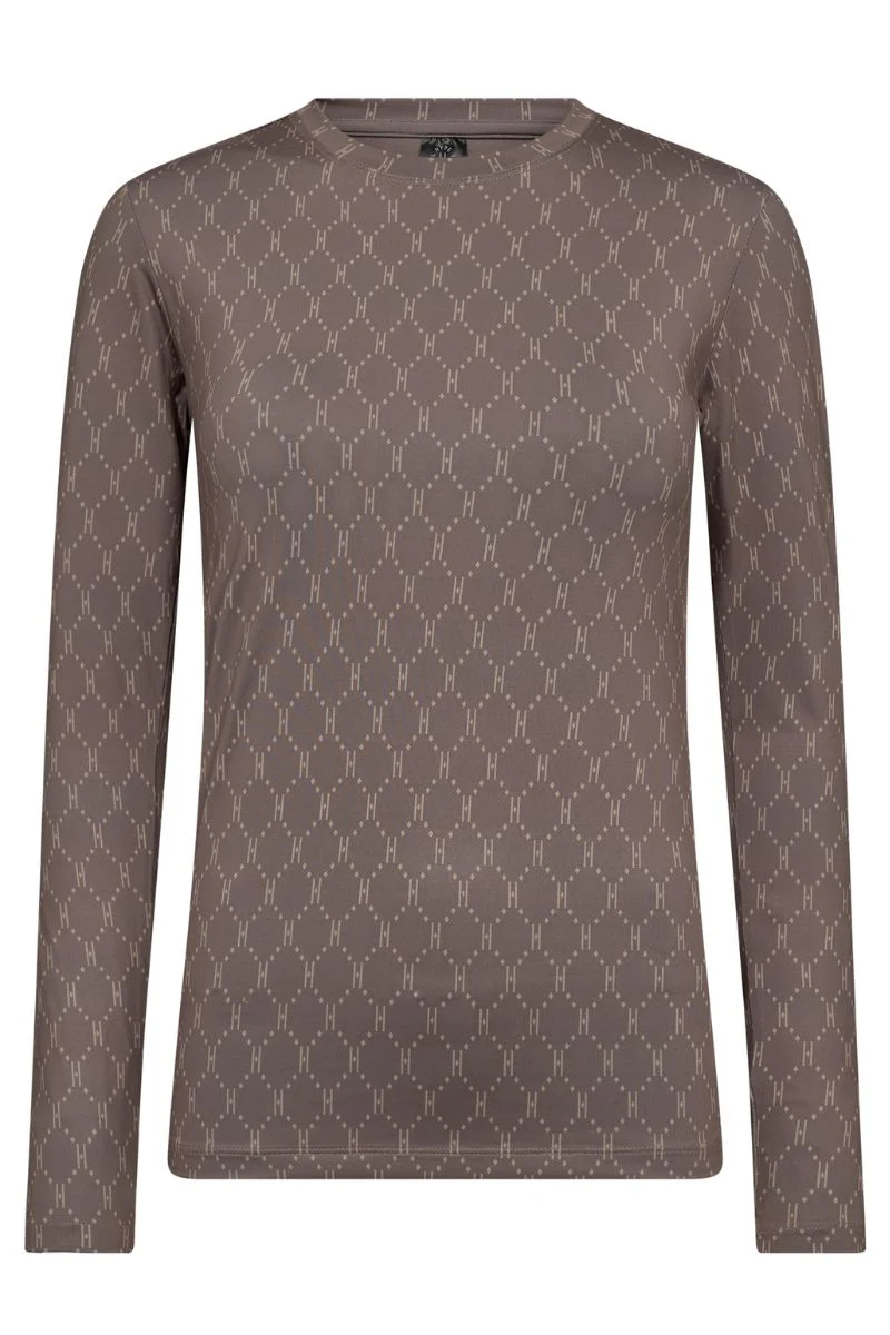 Printed Blouse | Brun | Bluse fra Hype the Detail - Image 2