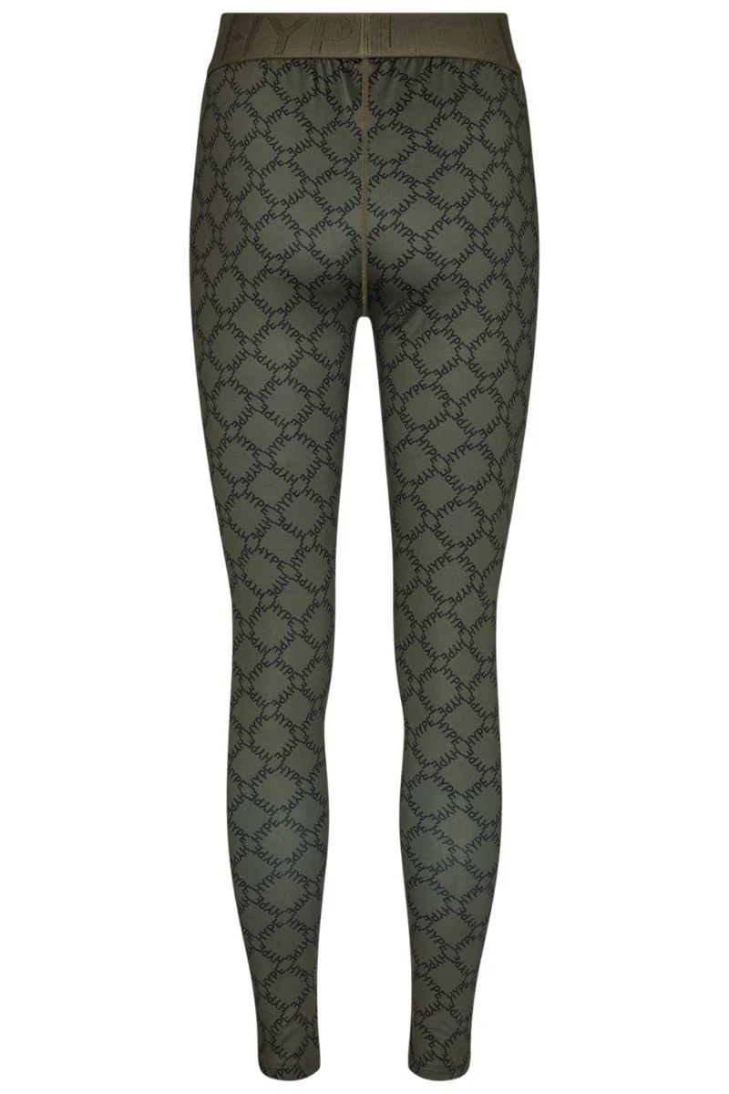Printed legging | Multifarvet | Leggings fra Hype the Detail - Image 3