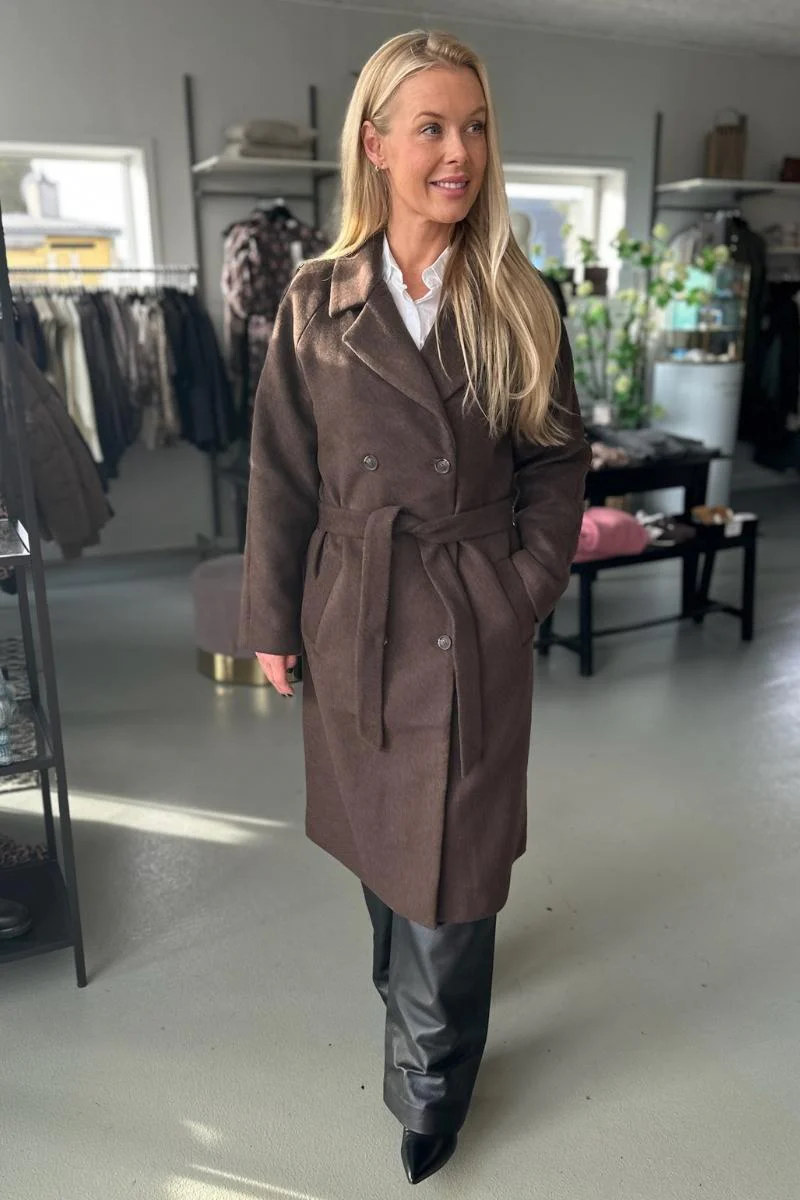 Quentin Long Wool Coat | Uldfrakke fra French Laundry - Image 11