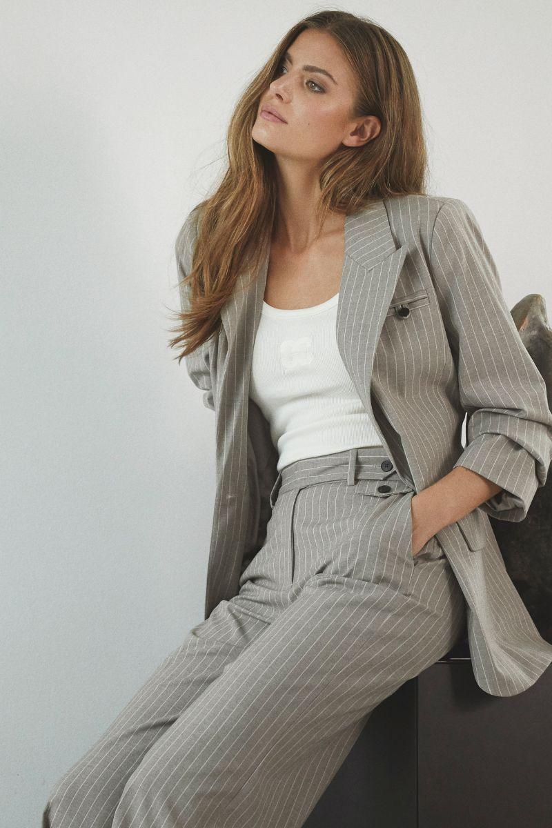Quin Pin Pant 41011 | Mink | Bukser fra Co'couture - Image 3