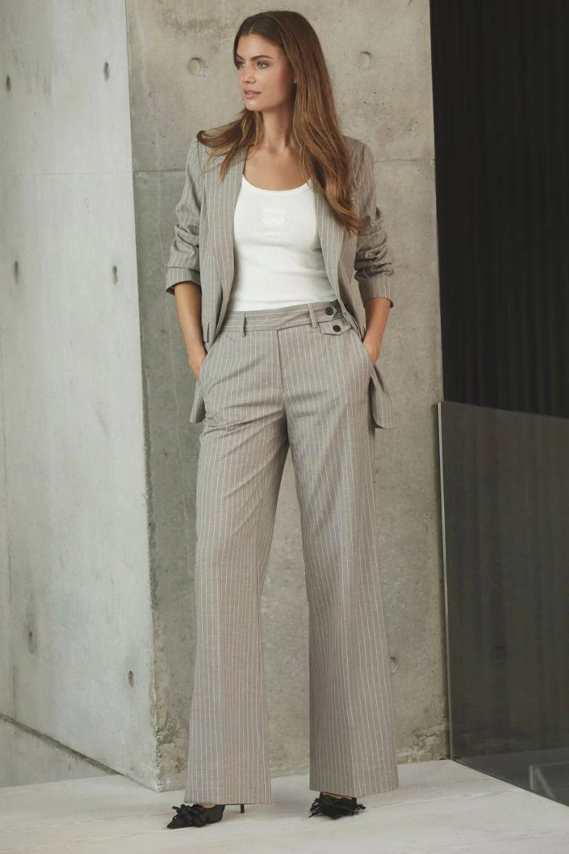 Quin Pin Pant 41011 | Mink | Bukser fra Co'couture - Image 5