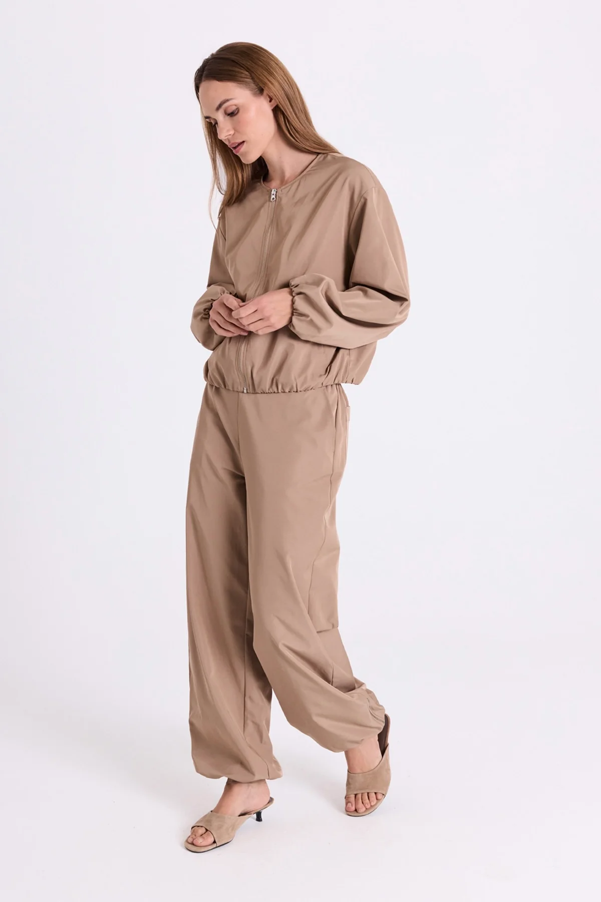 Rachel Pants 207555 | Silver Mink | Bukser fra Freequent - Image 6