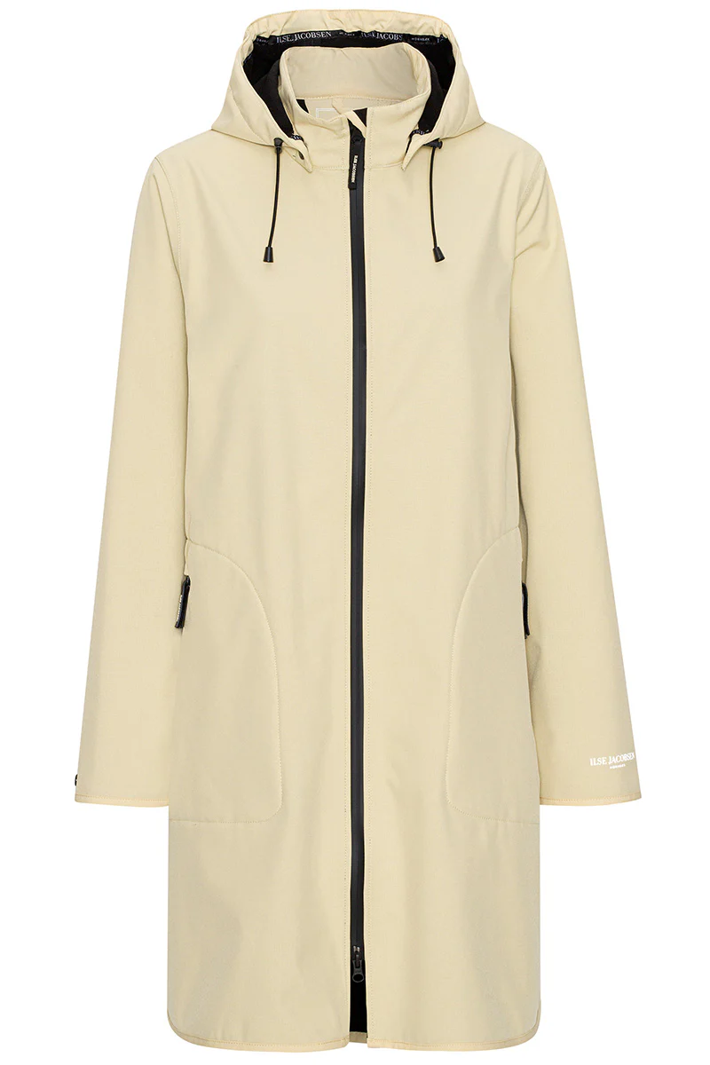 Rain128 | Beige | Regnfrakke fra Ilse Jacobsen - Image 5