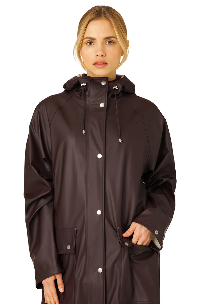 Raincoat Rain196L | Ganache | Regnfrakke fra Ilse Jacobsen - Image 5