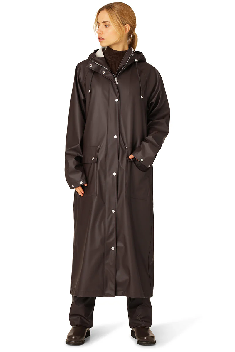 Raincoat Rain196L | Ganache | Regnfrakke fra Ilse Jacobsen - Image 8