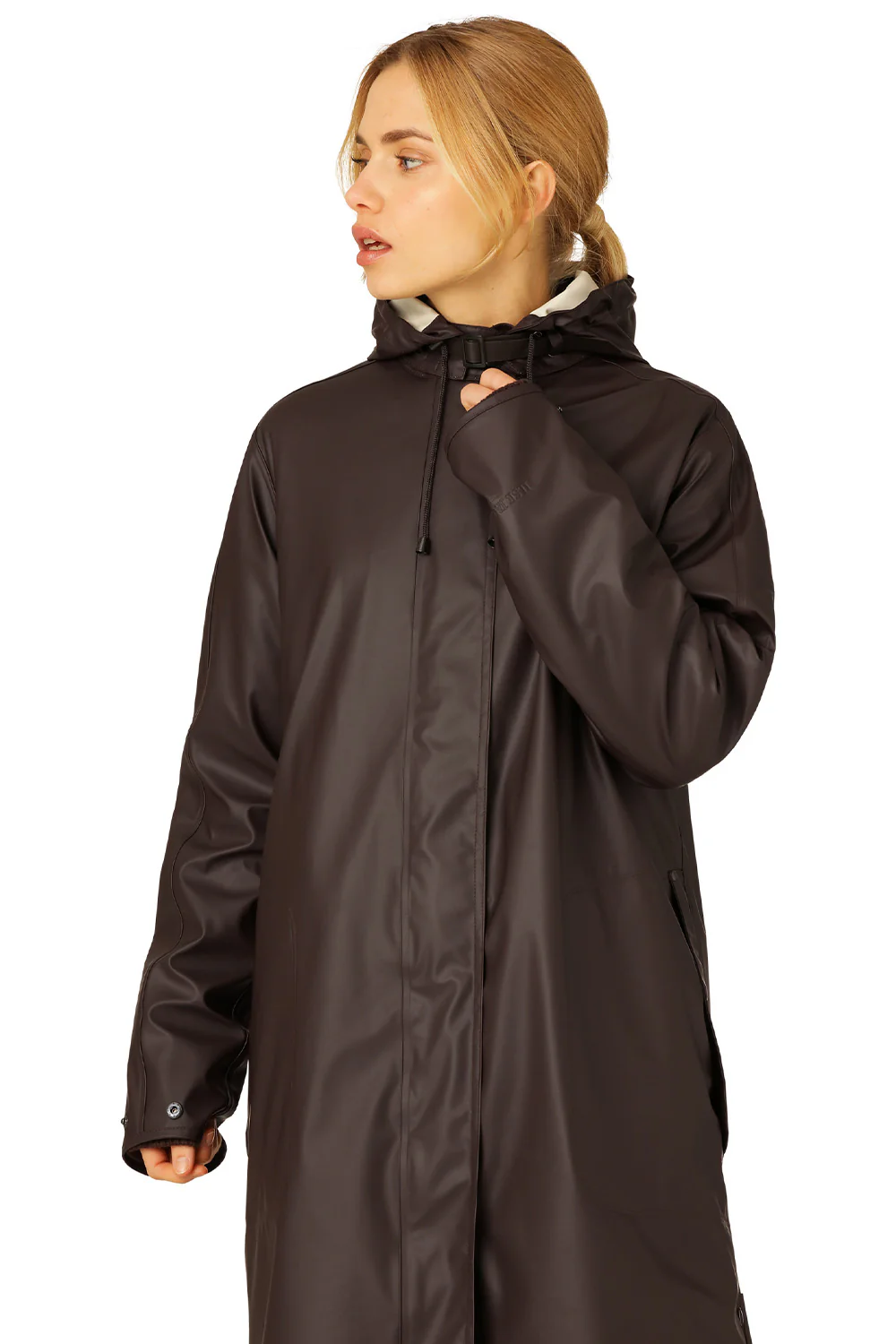 Raincoat Rain71 | Ganache | Regnfrakke fra Ilse Jacobsen - Image 3