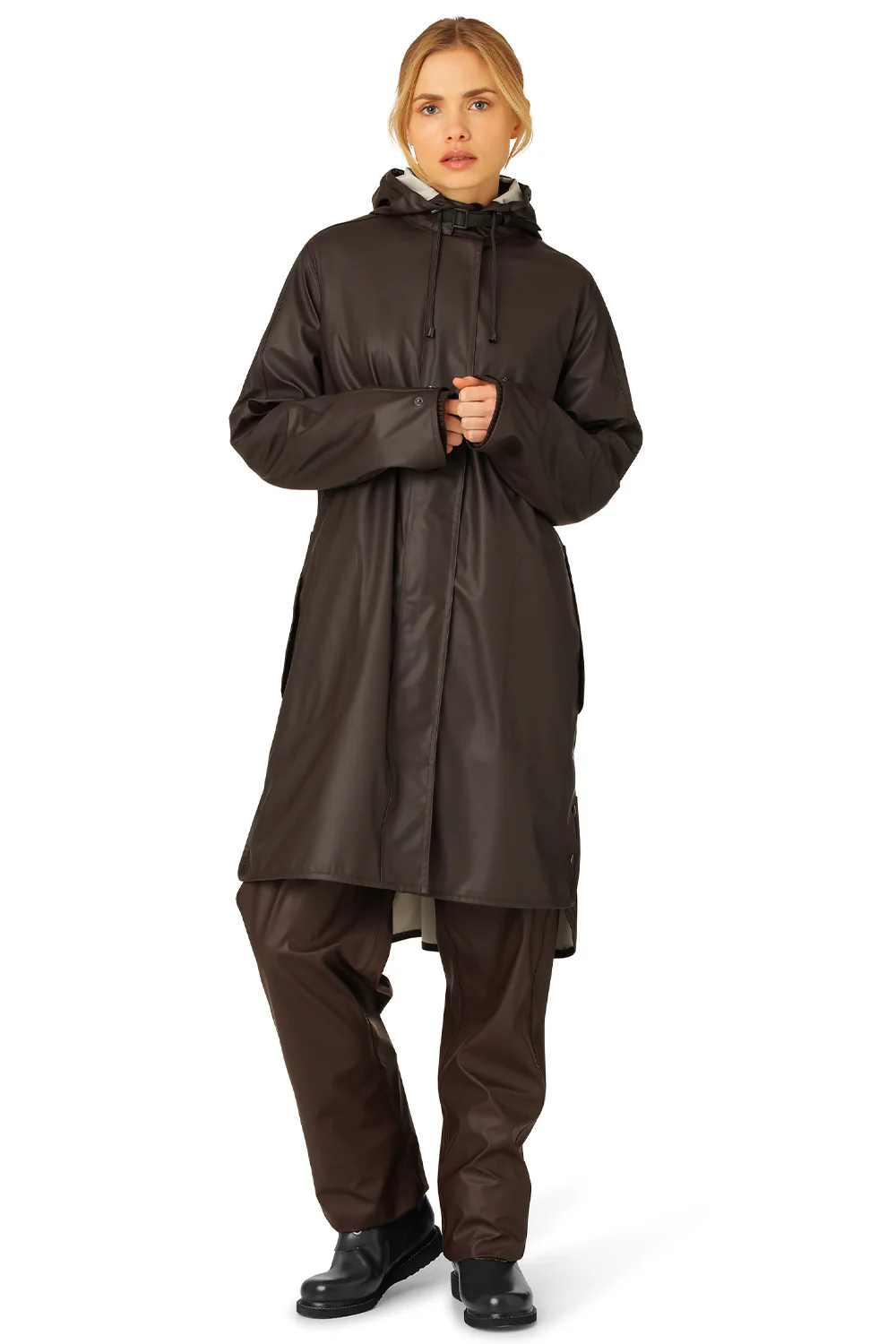 Raincoat Rain71 | Ganache | Regnfrakke fra Ilse Jacobsen - Image 4