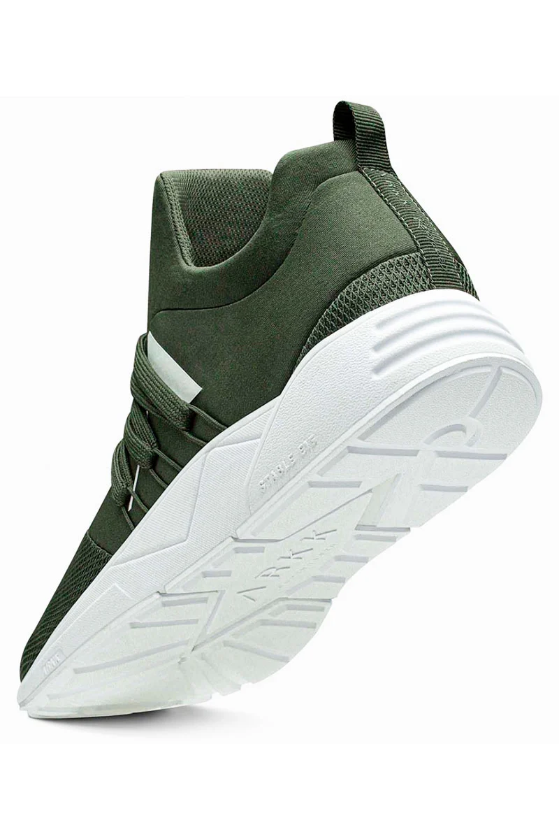 Raven Mesh PET S-E15 | Dark Army White | Sneakers fra Arkk - Image 5