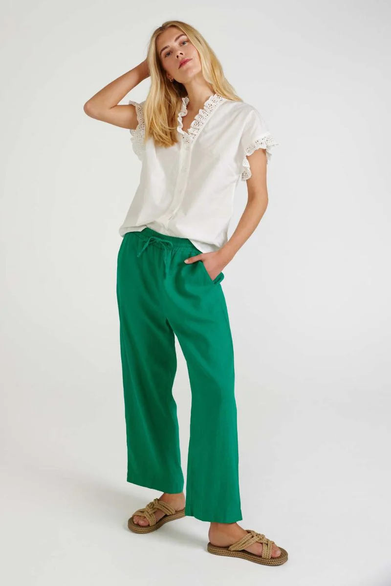 Ravna Blouse | Off-White | Bluse fra Freequent - Image 6