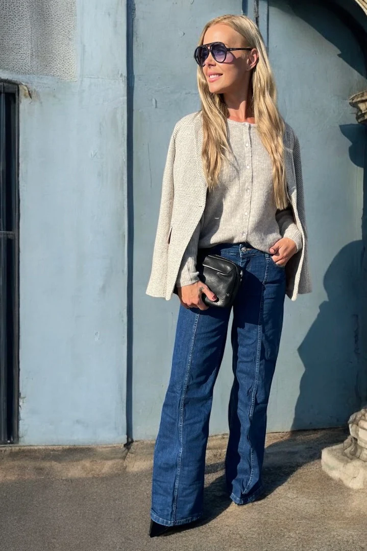 Reem Mila Jeans | Dark Blue | Jeans fra Mos Mosh - Image 2