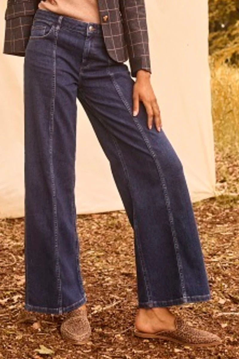 Reem Mila Jeans | Dark Blue | Jeans fra Mos Mosh - Image 5