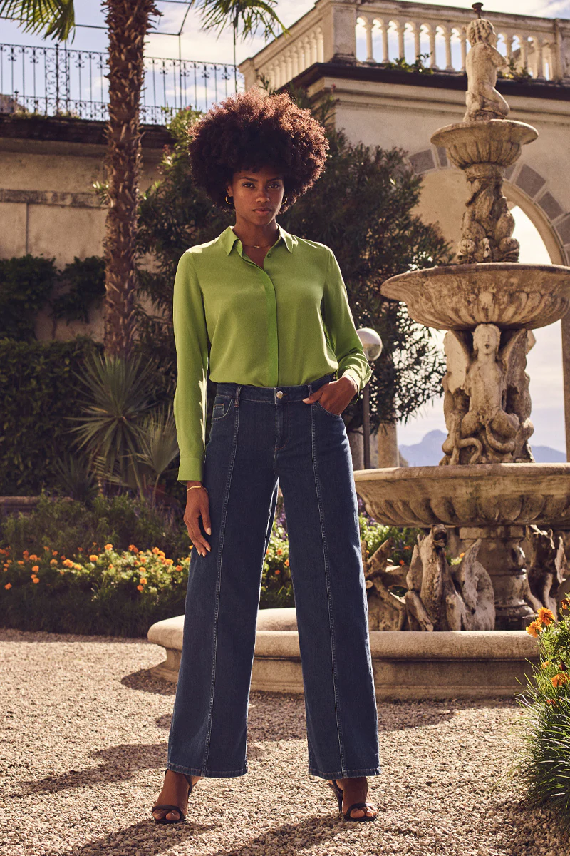 Reem Mila Jeans | Dark Blue | Jeans fra Mos Mosh - Image 6