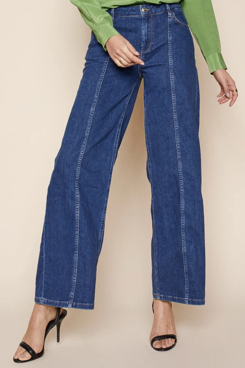 Reem Mila Jeans | Dark Blue | Jeans fra Mos Mosh - Image 7