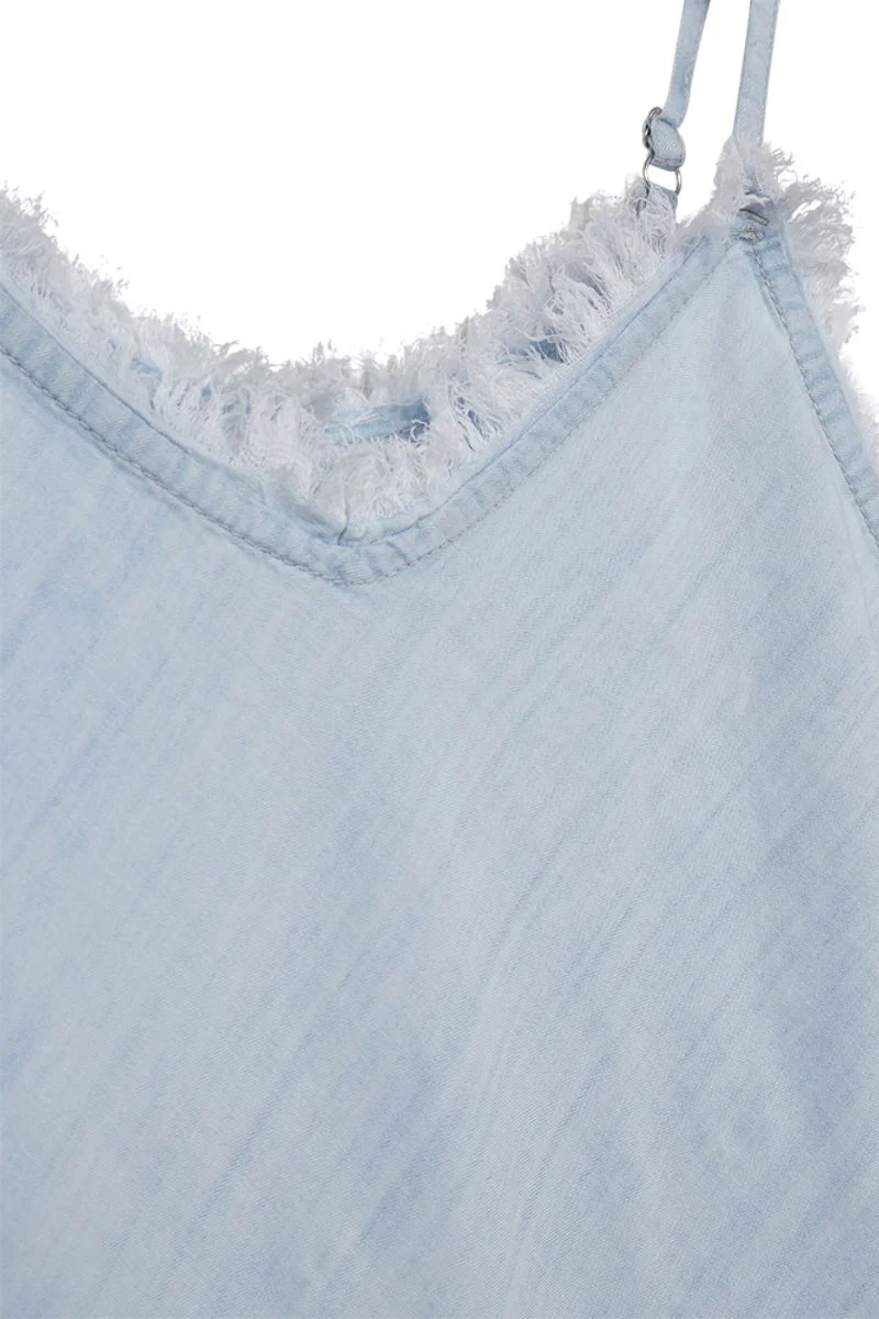 Renna Top 206118 | Light Blue Denim | Top fra Freequent - Image 5
