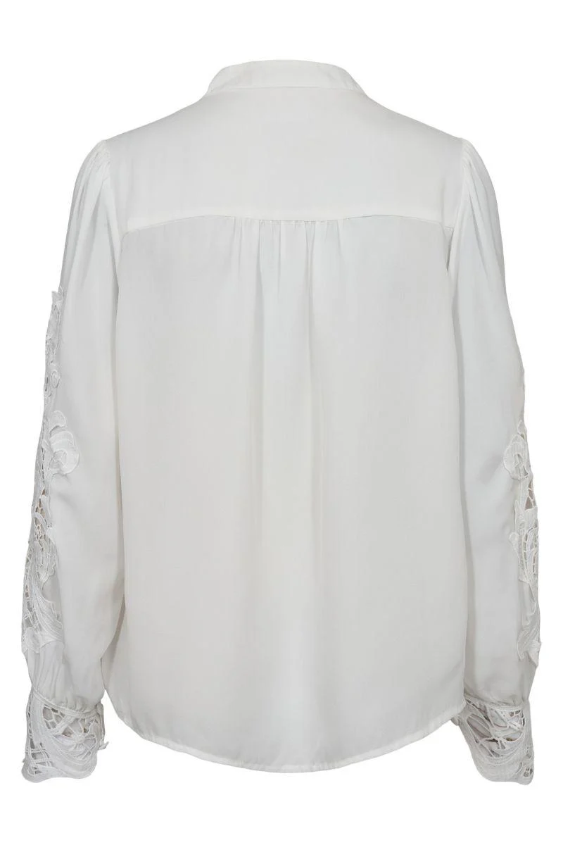 Rigmor Ls Blouse | White | Bluse fra Liberté - Image 5