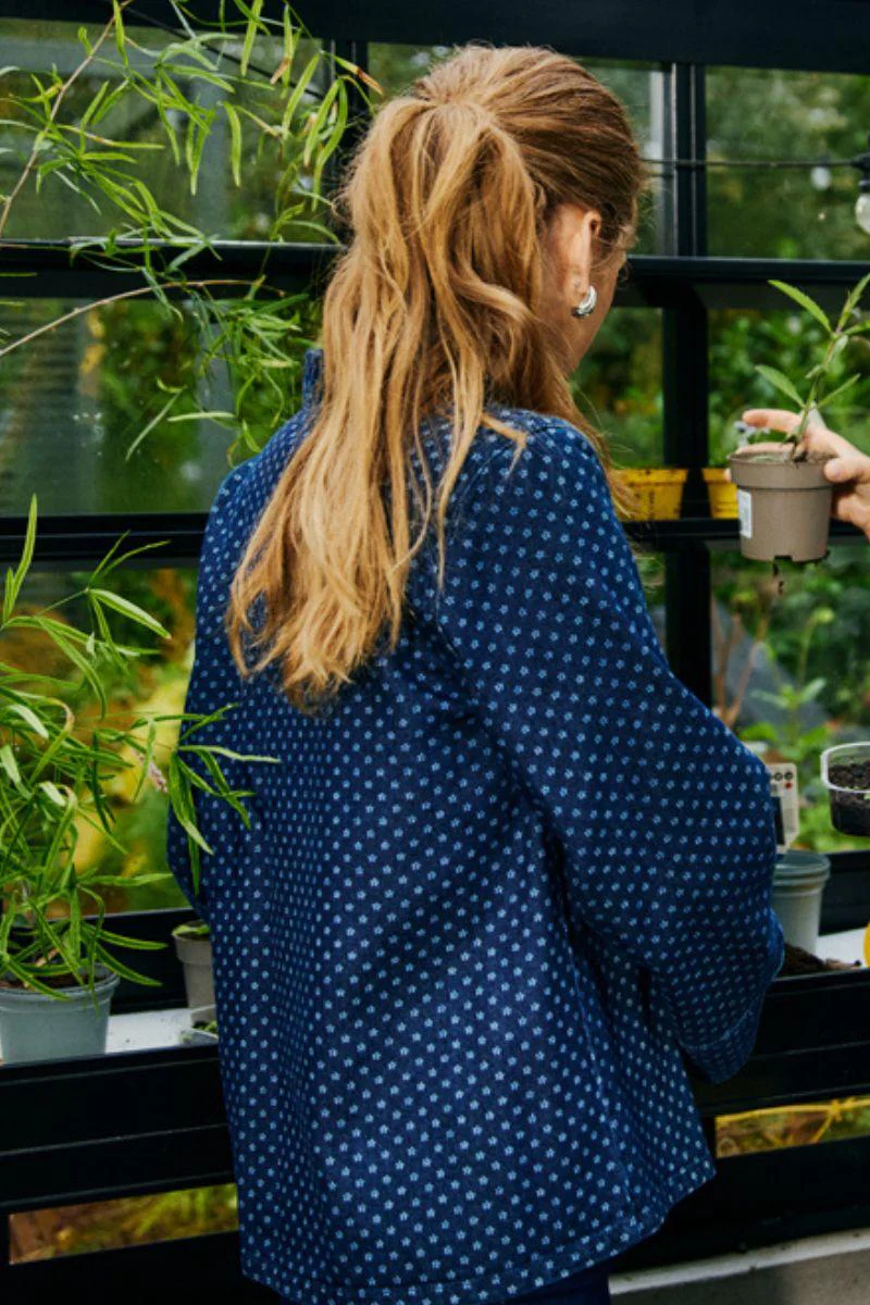 Rinna Shirt 207630 | Dark Blue Denim | Skjorte fra Freequent - Image 9