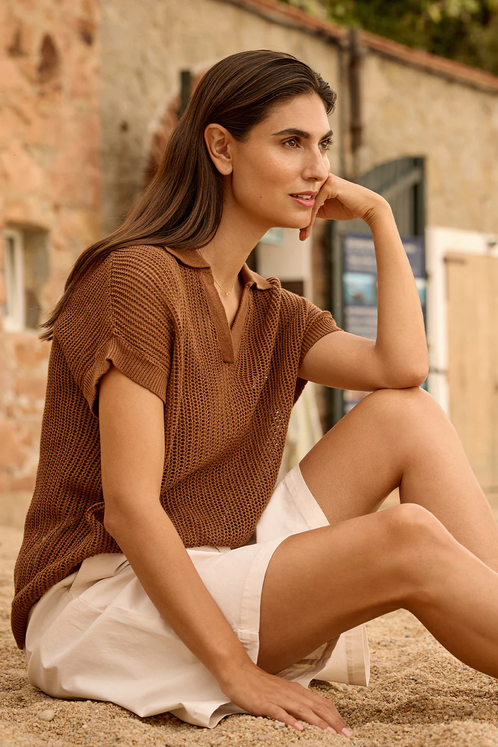 Rizzo Top | Toffee | Bluse fra Statebird