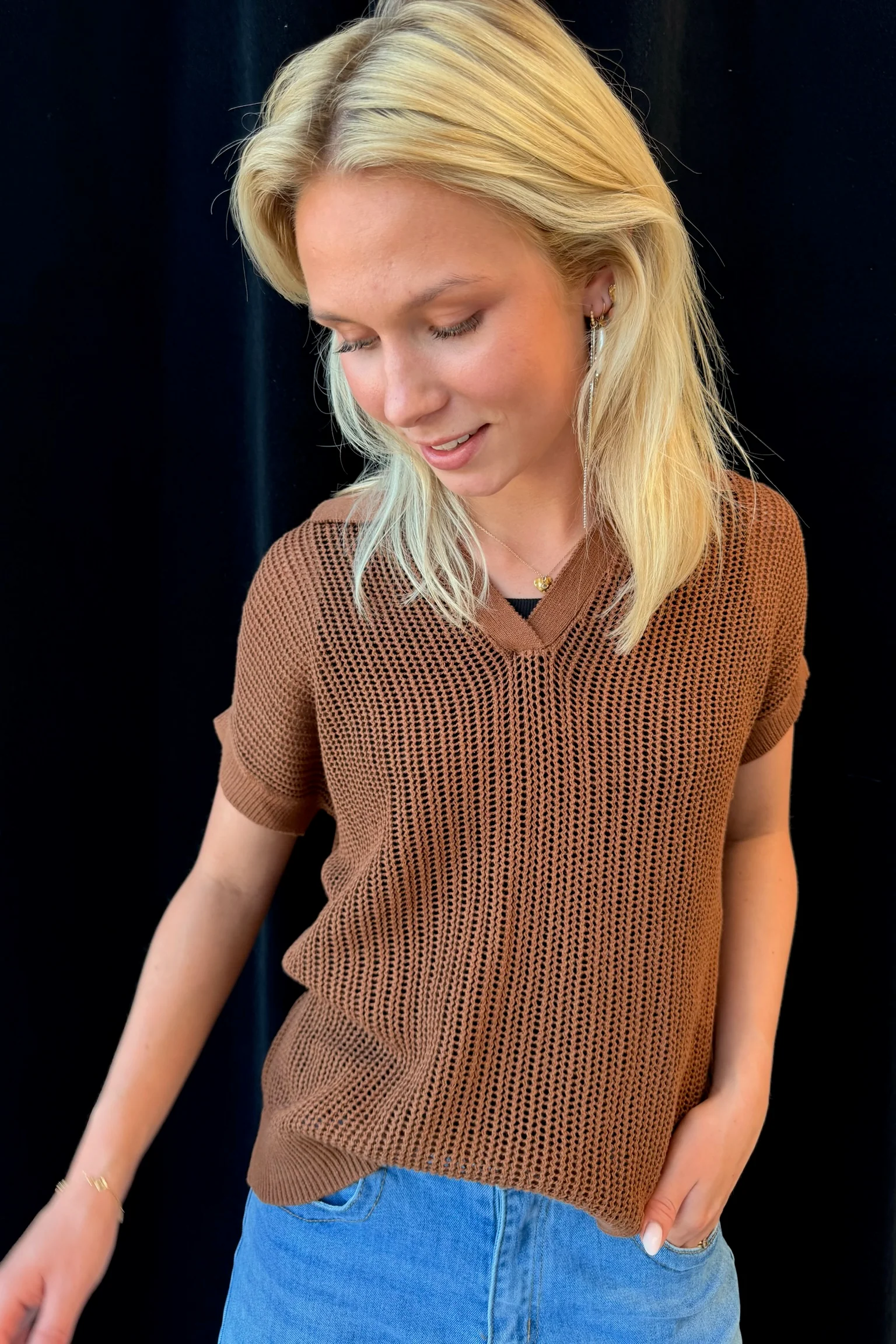 Rizzo Top | Toffee | Bluse fra Statebird - Image 3