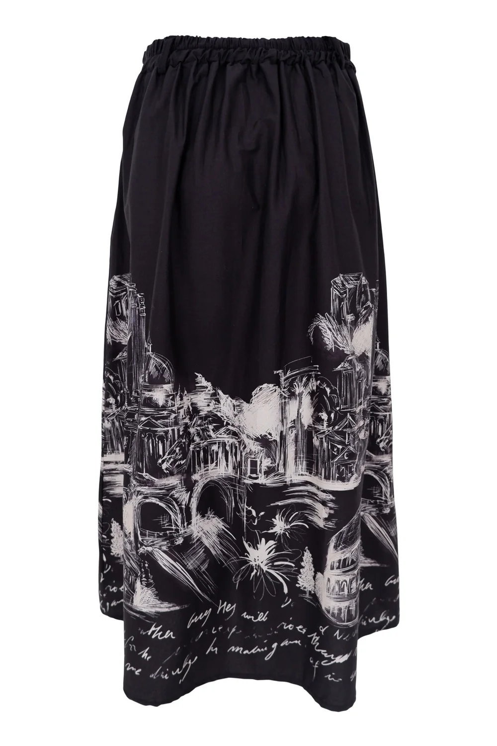 Roma Skirt | Black | Nederdel fra Black Colour - Image 4