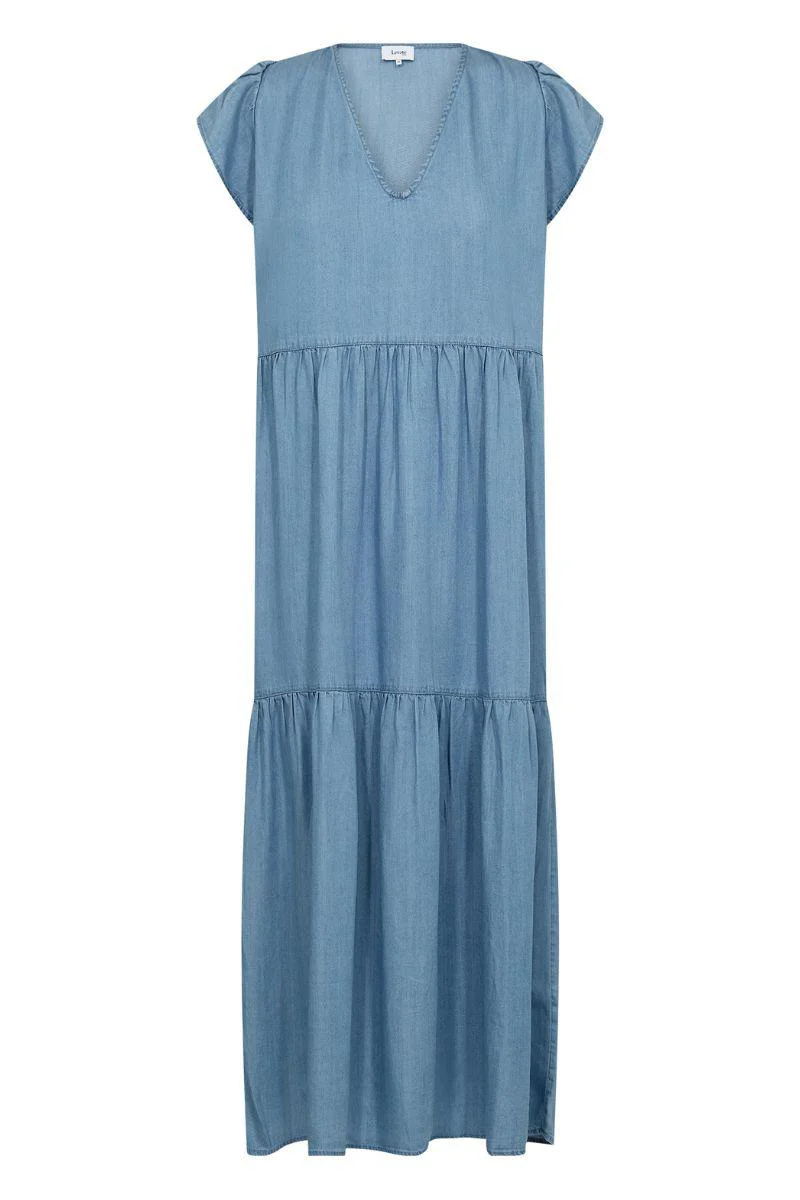 Rora 3 | Mid Blue Denim | Kjole fra Levete Room