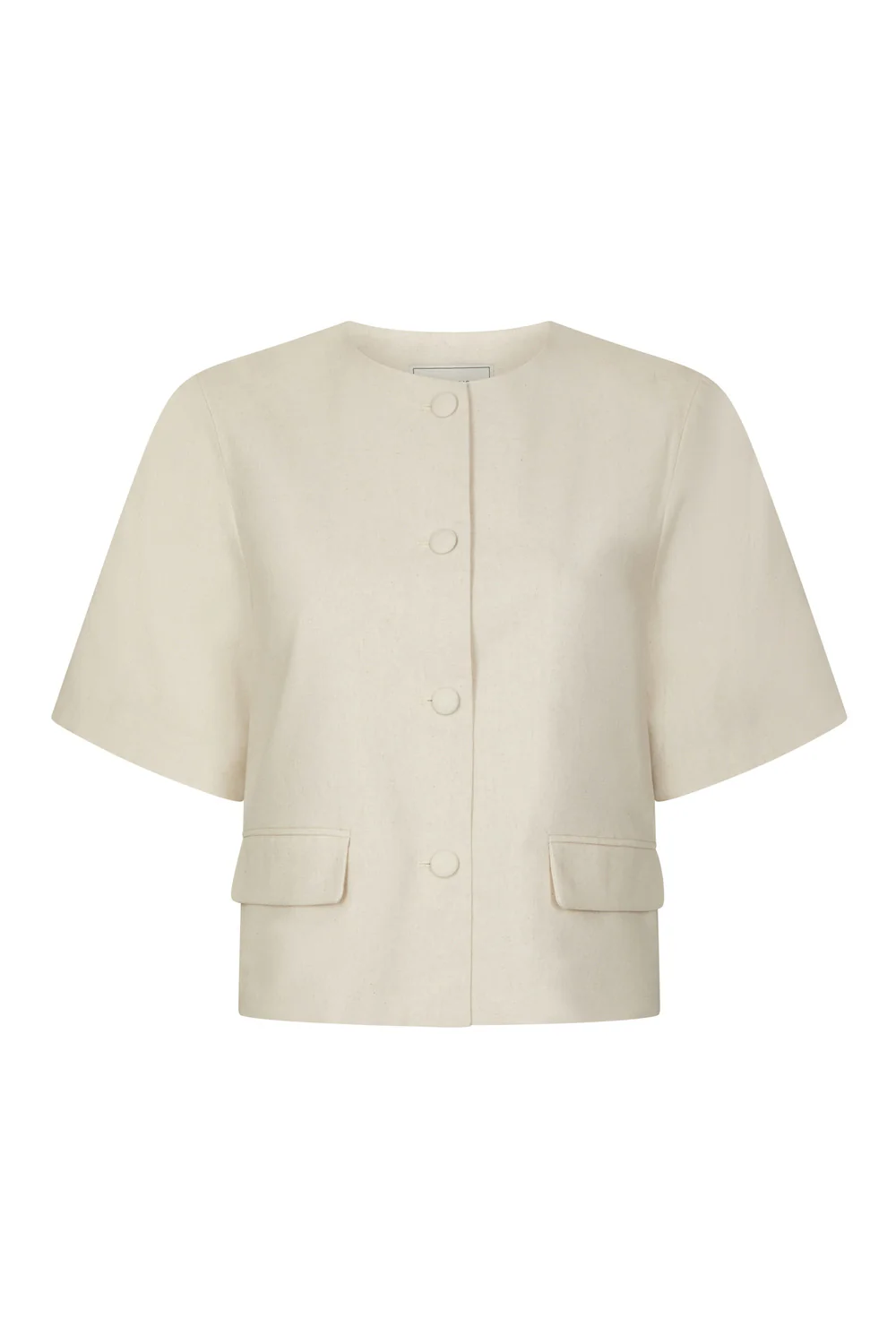 Rory Linen Blouse | Creme | Bluse fra Neo Noir - Image 2