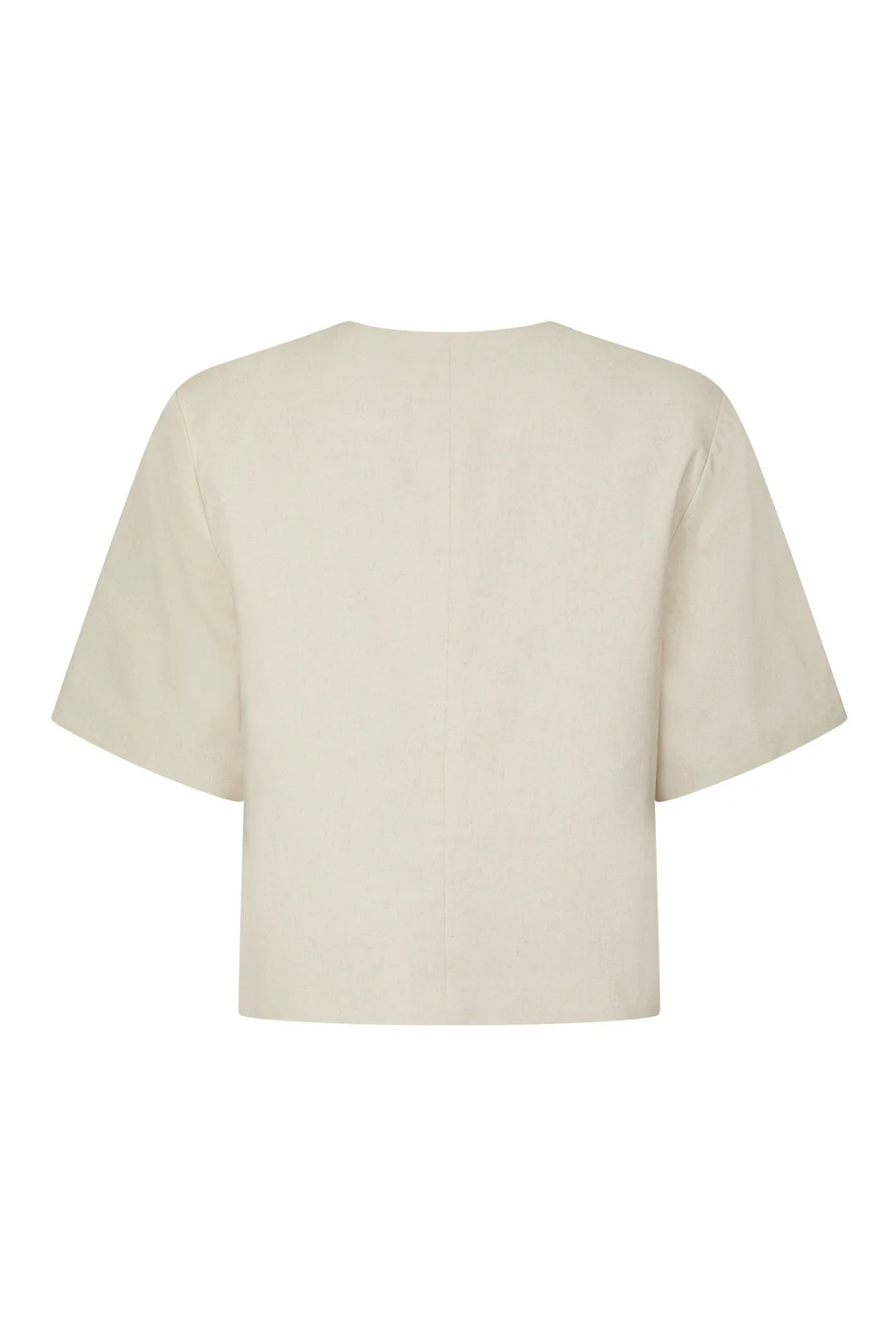 Rory Linen Blouse | Creme | Bluse fra Neo Noir - Image 4