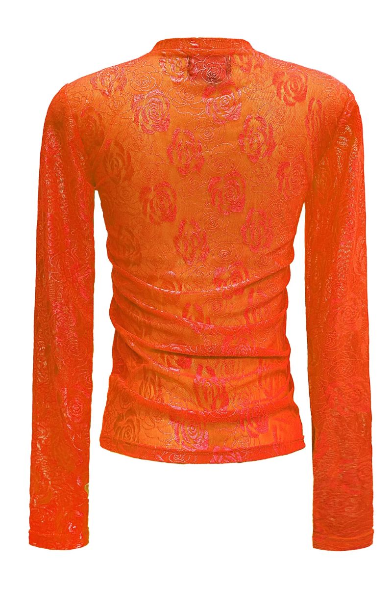 Rose Ls Lace Blouse | Mandarin | fra Liberté - Image 5