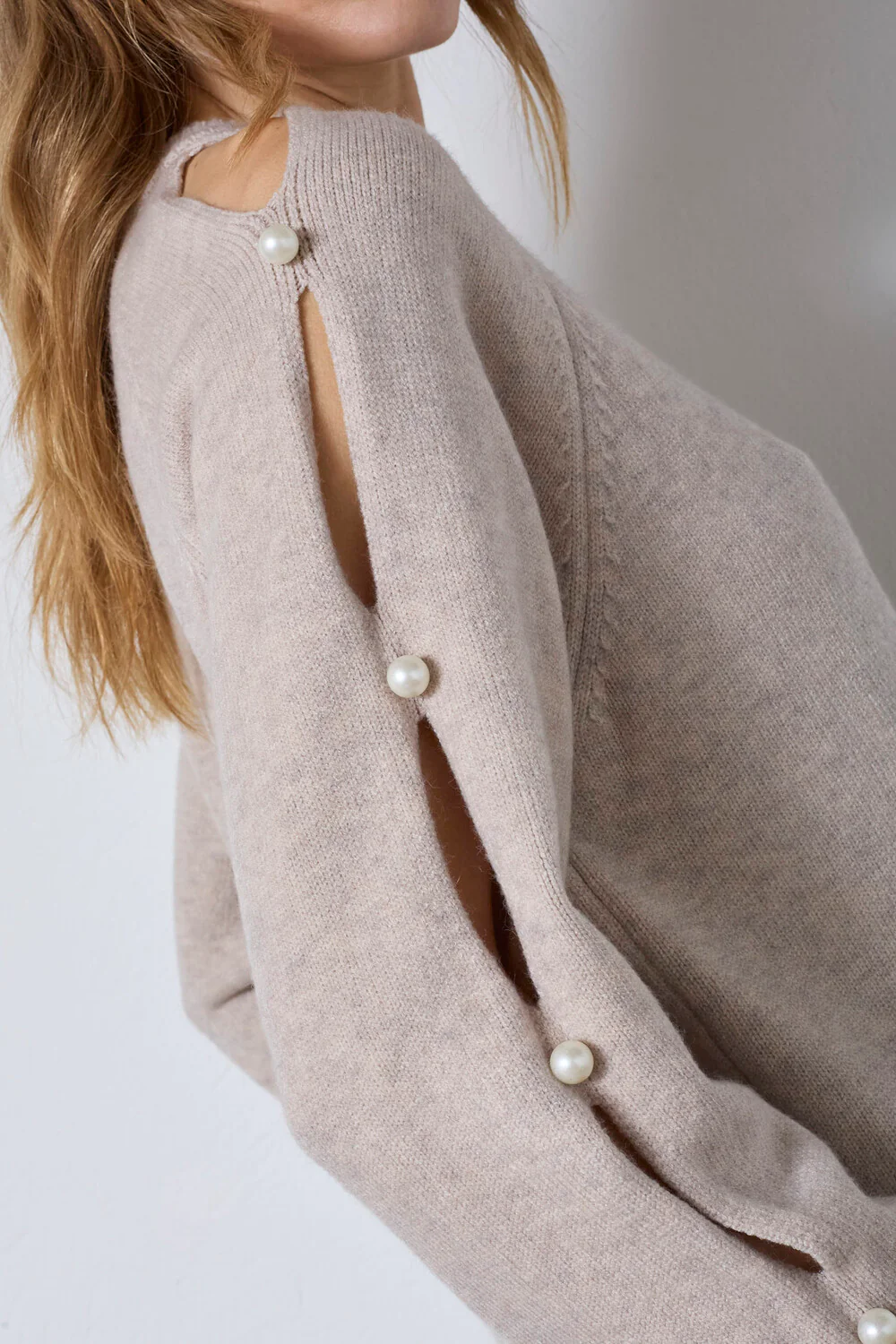 Rowan Pearl Sleeve Knit 42006 | Bone | Strik fra Co'couture
