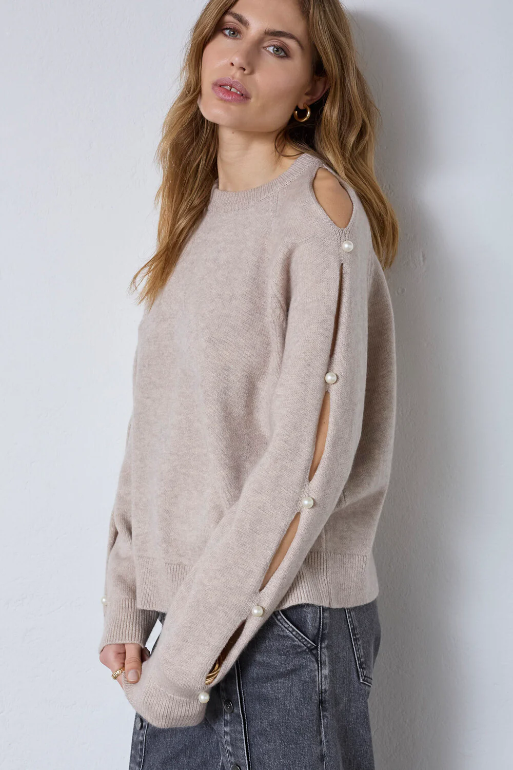 Rowan Pearl Sleeve Knit 42006 | Bone | Strik fra Co'couture - Image 2