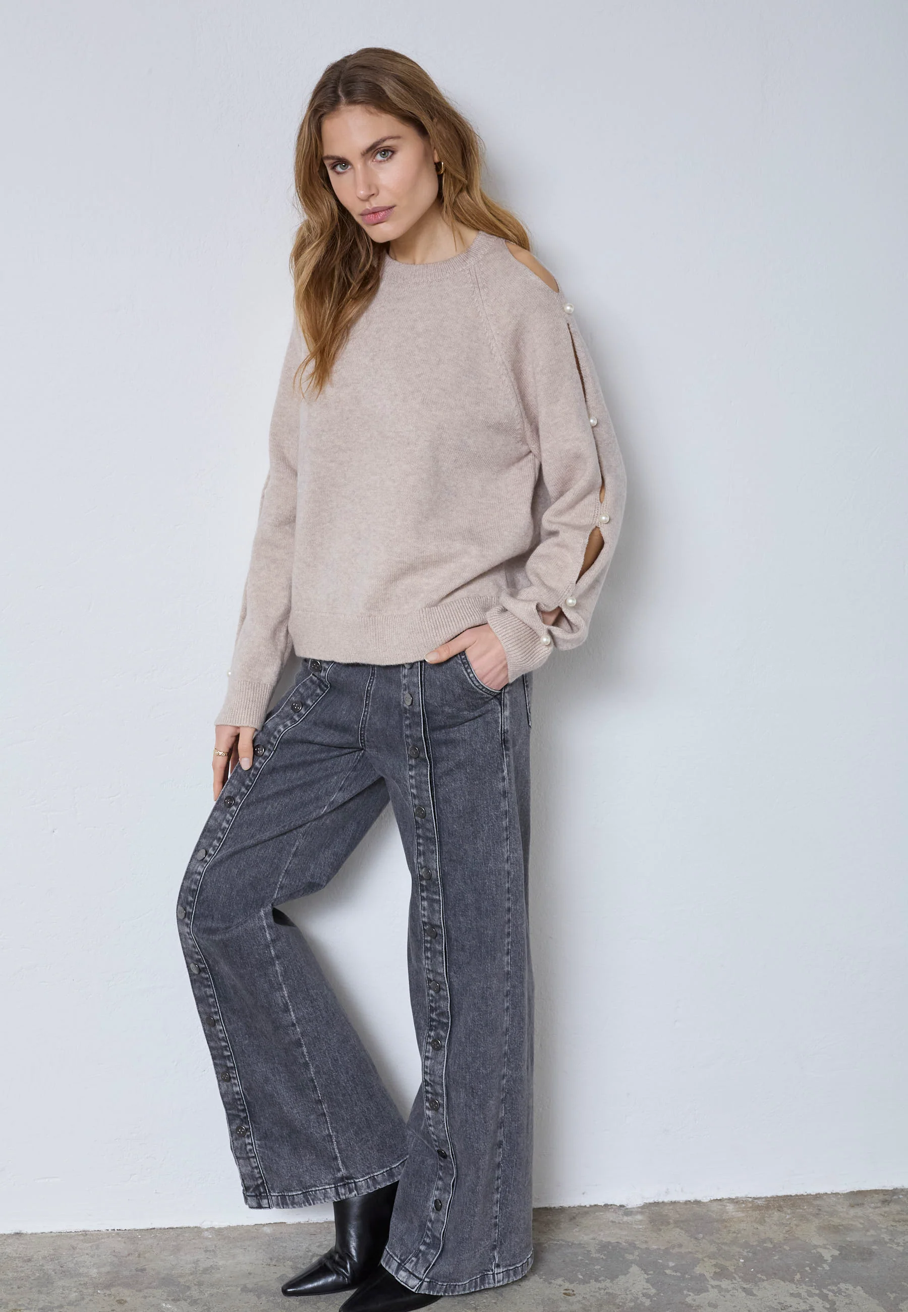Rowan Pearl Sleeve Knit 42006 | Bone | Strik fra Co'couture - Image 6