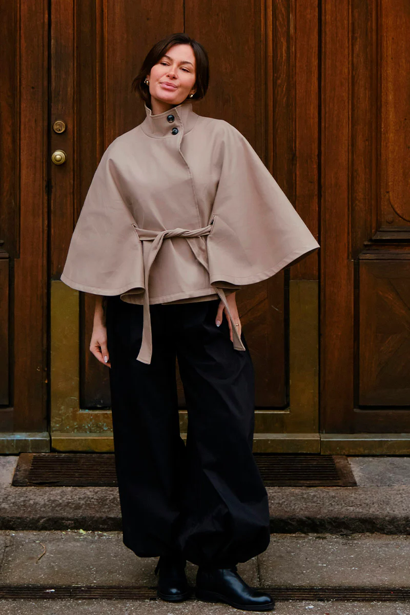 Roxane Balloon Poplin Pants | Black | Bukser fra Neo Noir - Image 3