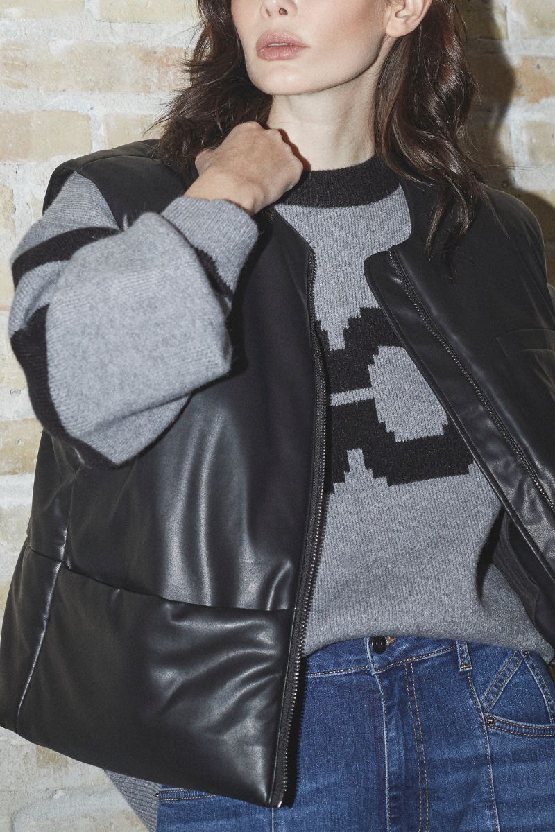 Roxy Puffer Vest 30323 | Black | Jakke fra Co'couture - Image 3