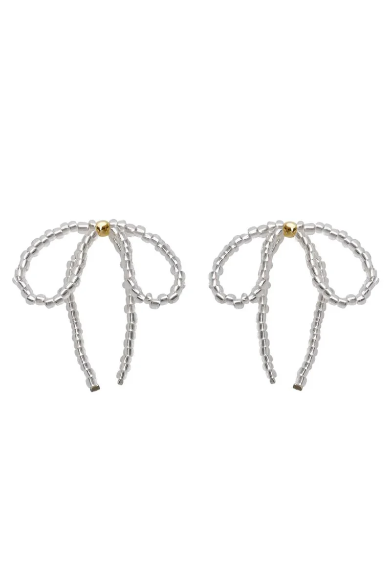 Ruth Earrings | Clear | Øreringe fra Black Colour - Image 2