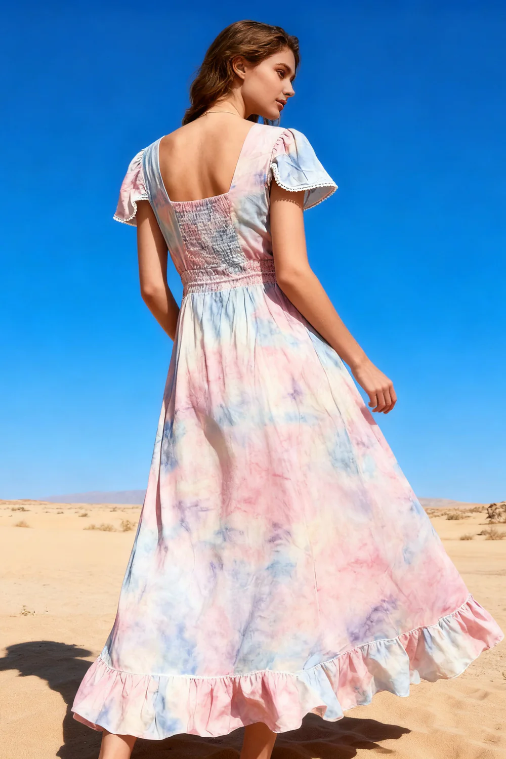 Sadie Long Dress | Rose Shadow - Image 2