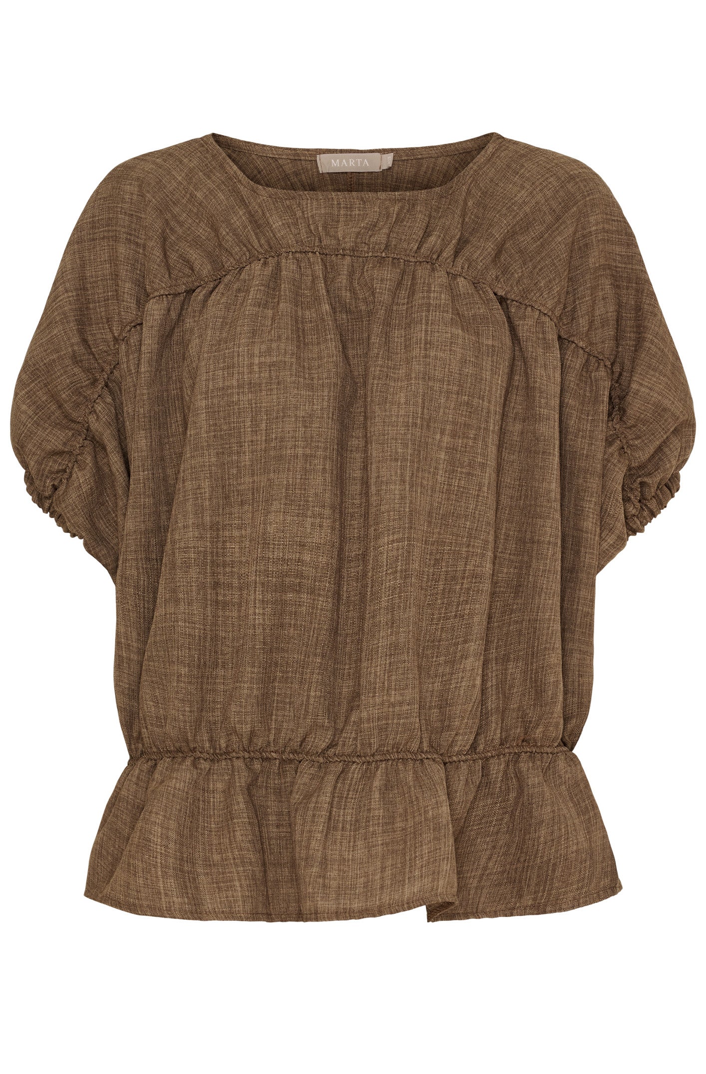 Saffron Blouse | Brown | Bluse fra Marta du Chateau