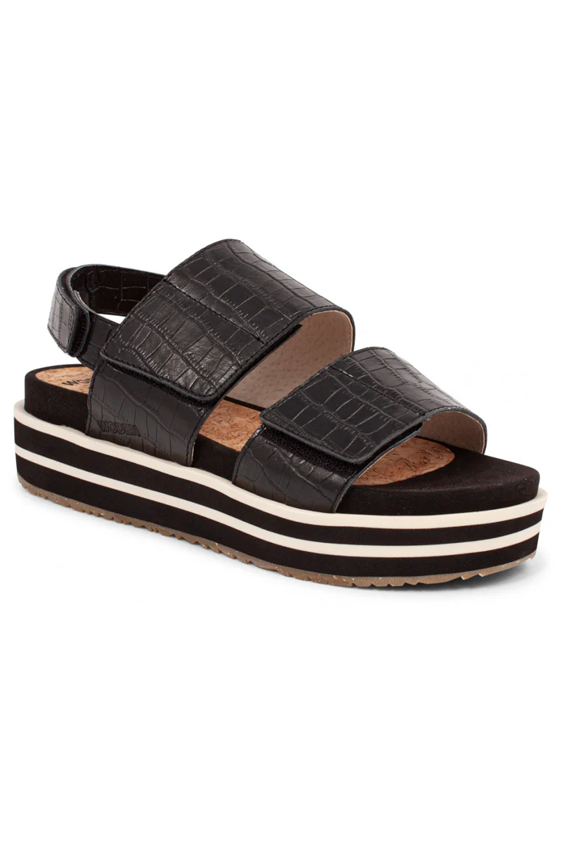 Saga | Black | Sandaler fra Woden - Image 4