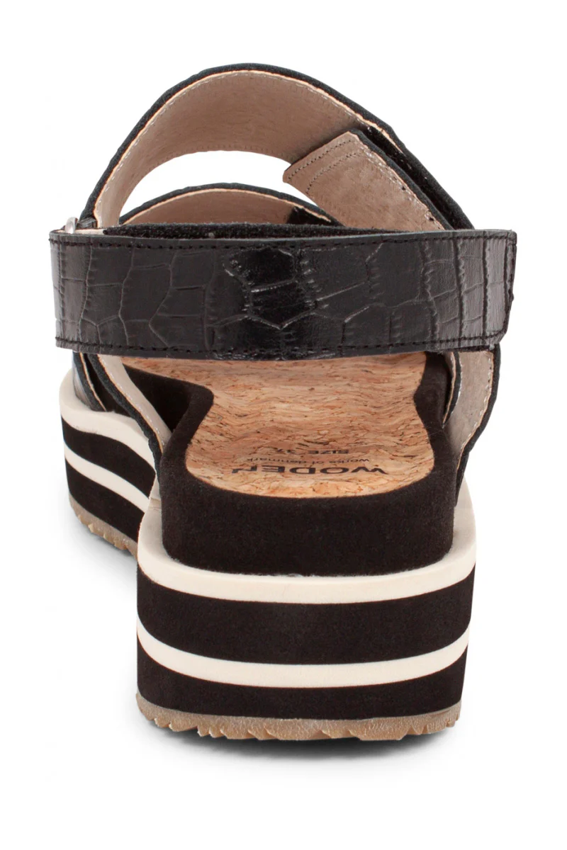 Saga | Black | Sandaler fra Woden - Image 6