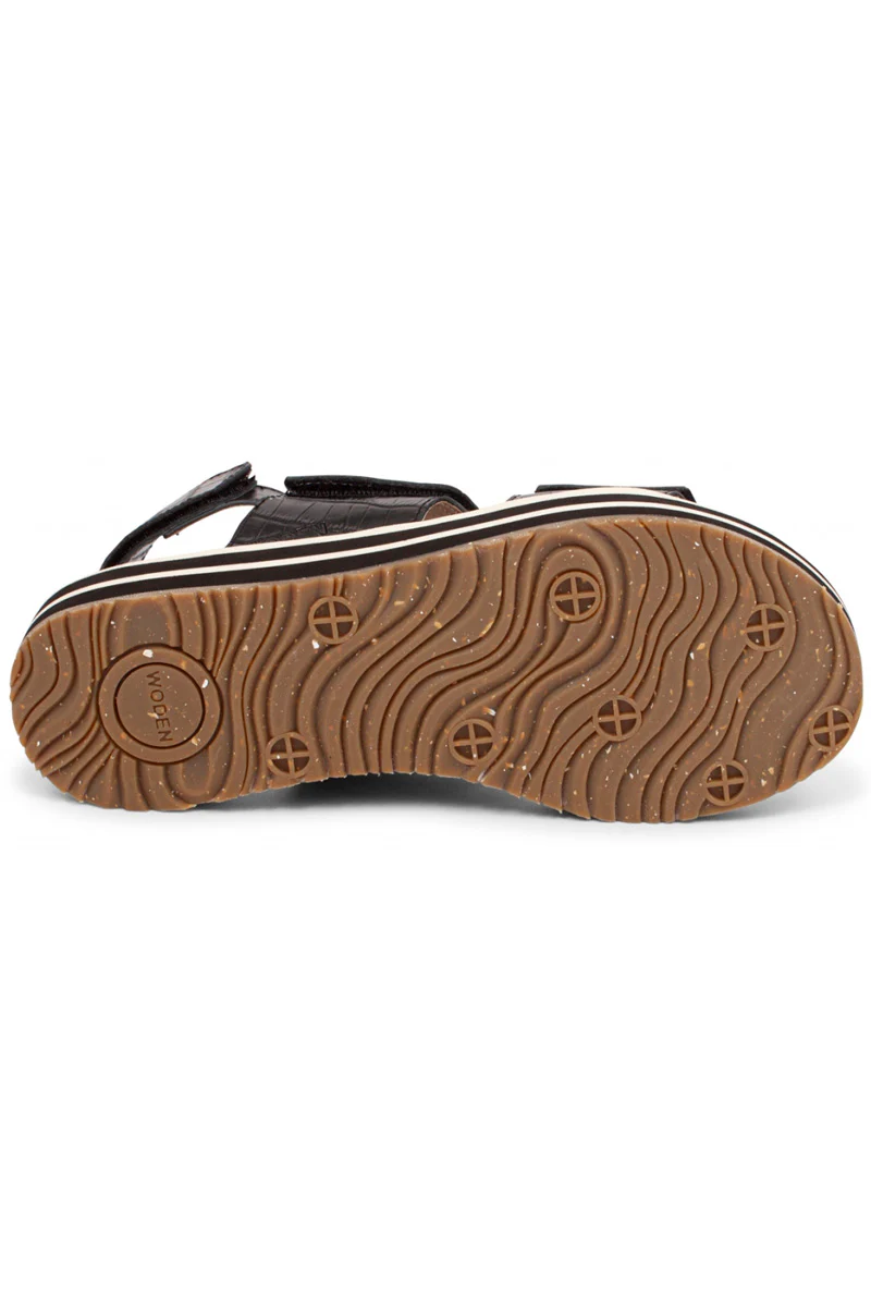 Saga | Black | Sandaler fra Woden - Image 8