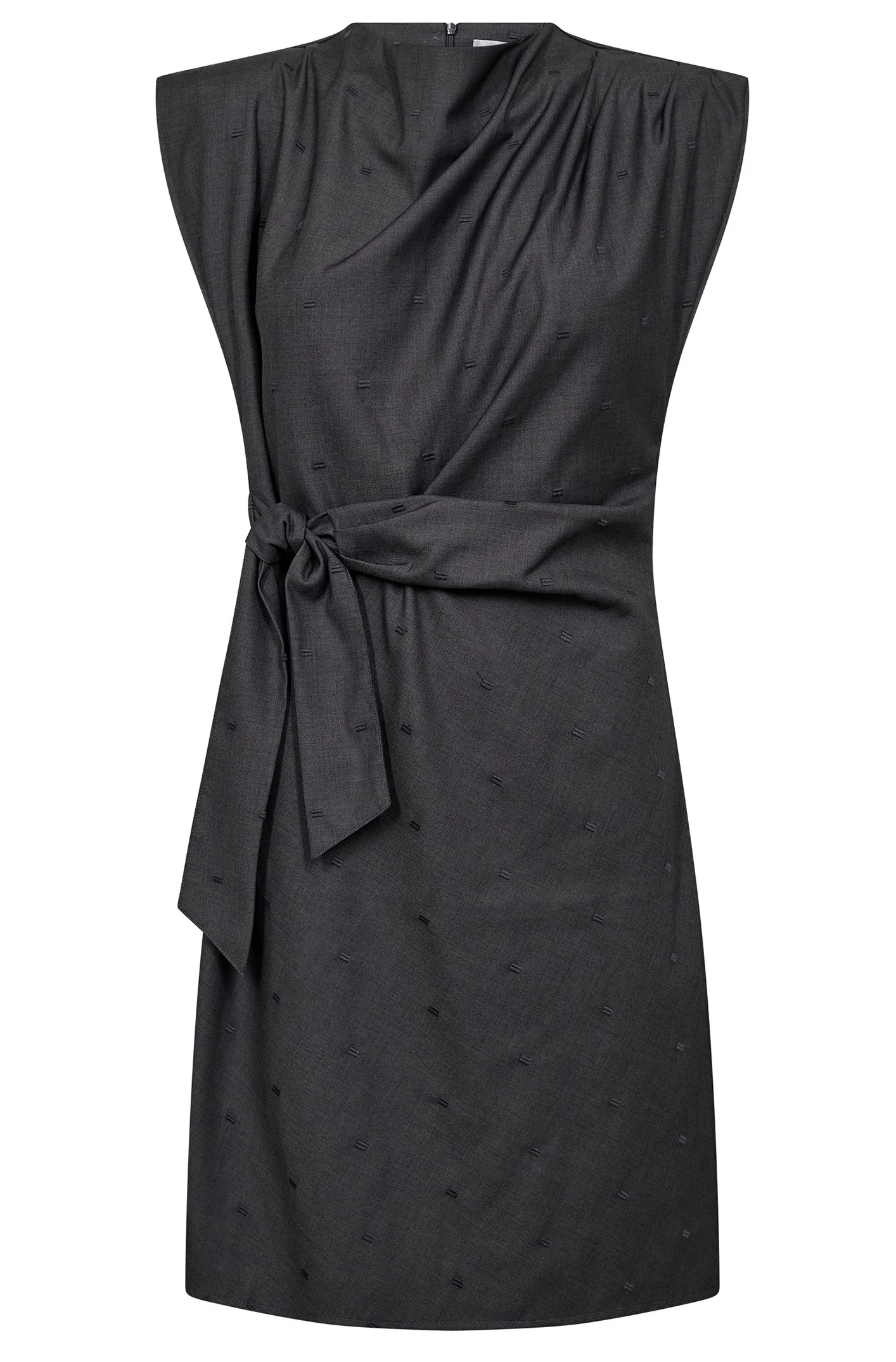 Saga Dress 46012 | Mid Grey | Kjole fra Co'couture