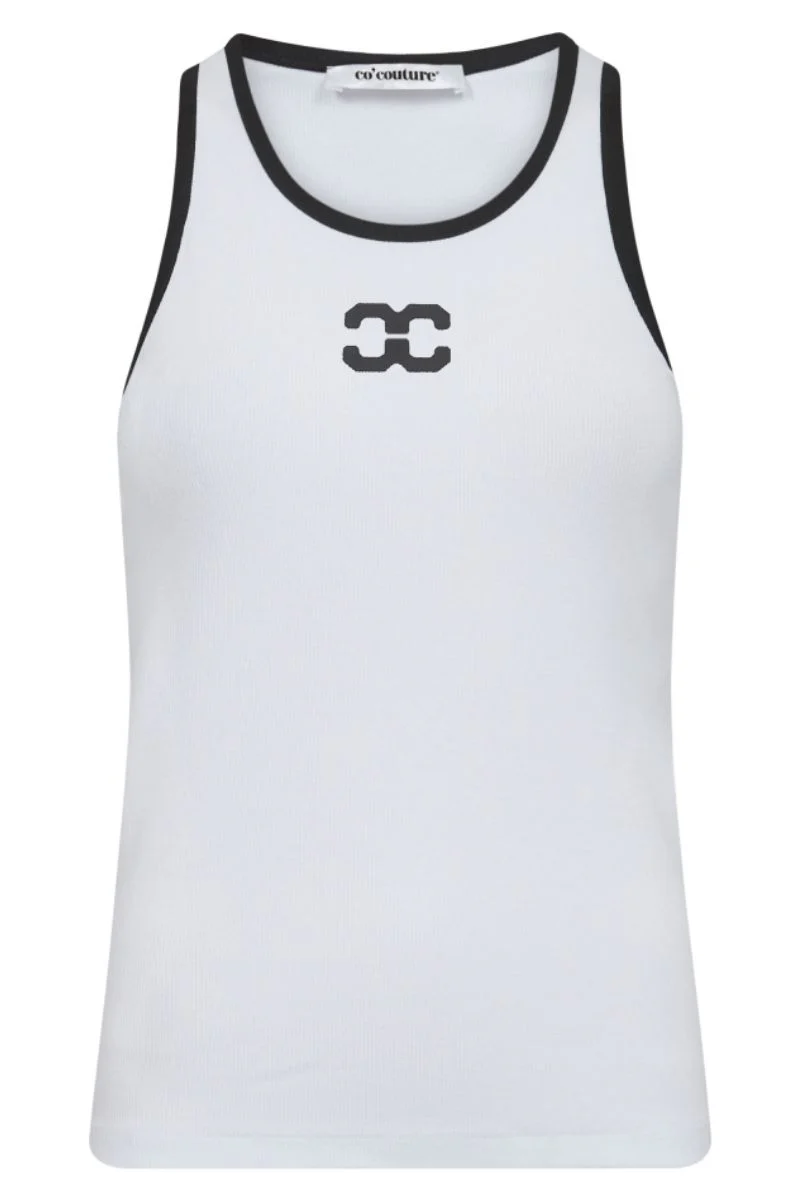 Sahara Tank Top 33068 | WhiteBlack | Top fra Co'couture