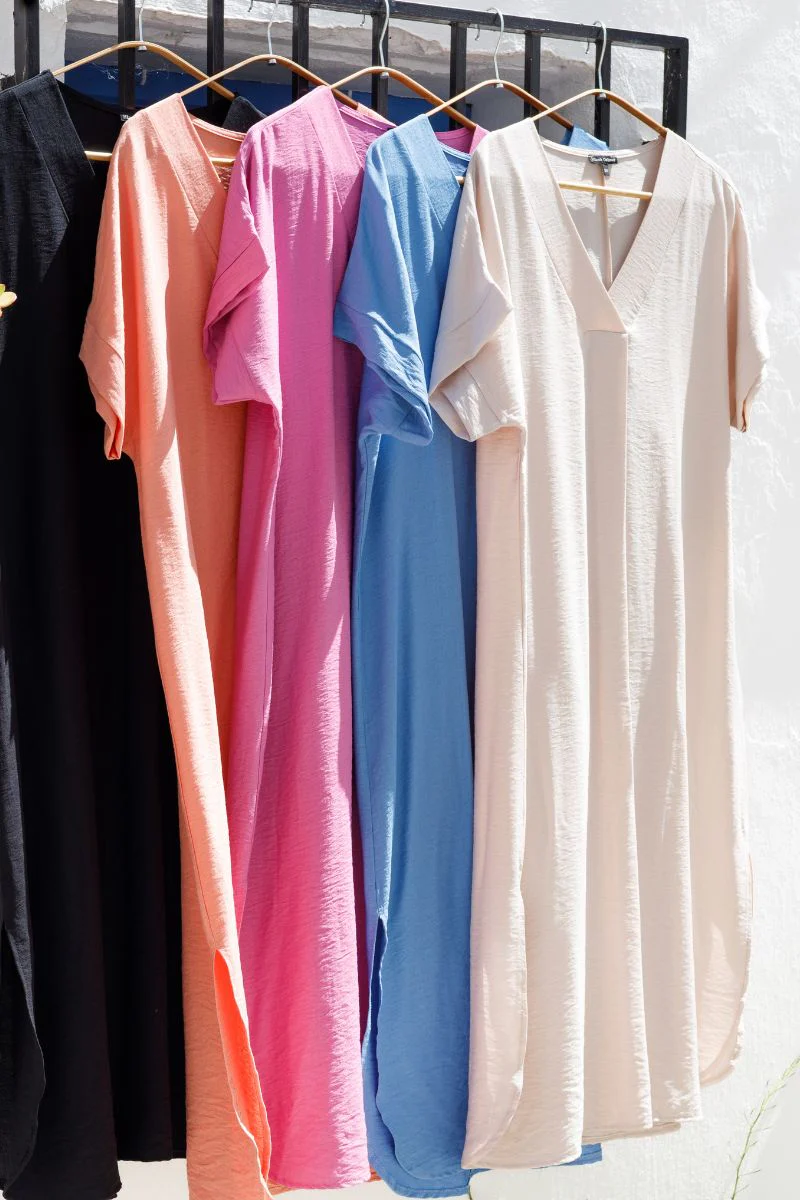 Samos Dress | Ocean | Kjole fra Black Colour - Image 3