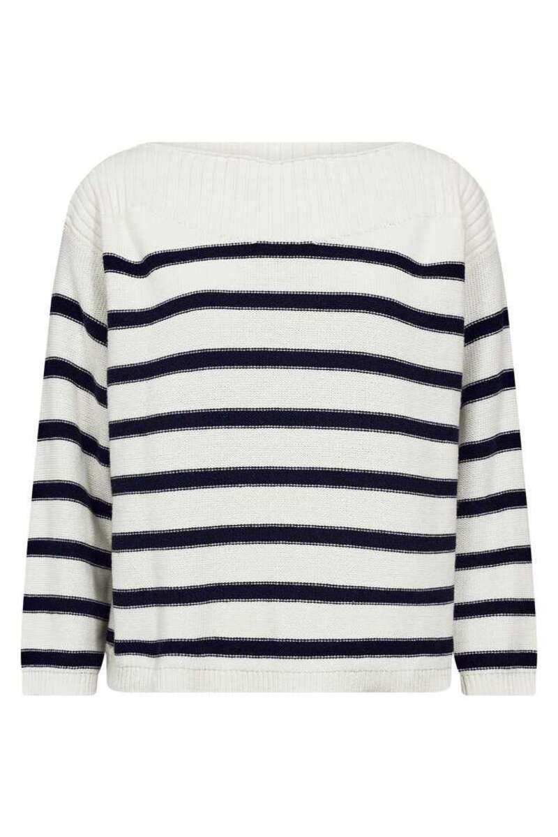 Sana Pullover 207585 | Star Off-White W. Navy Blazer | Strik fra Freequent - Image 2
