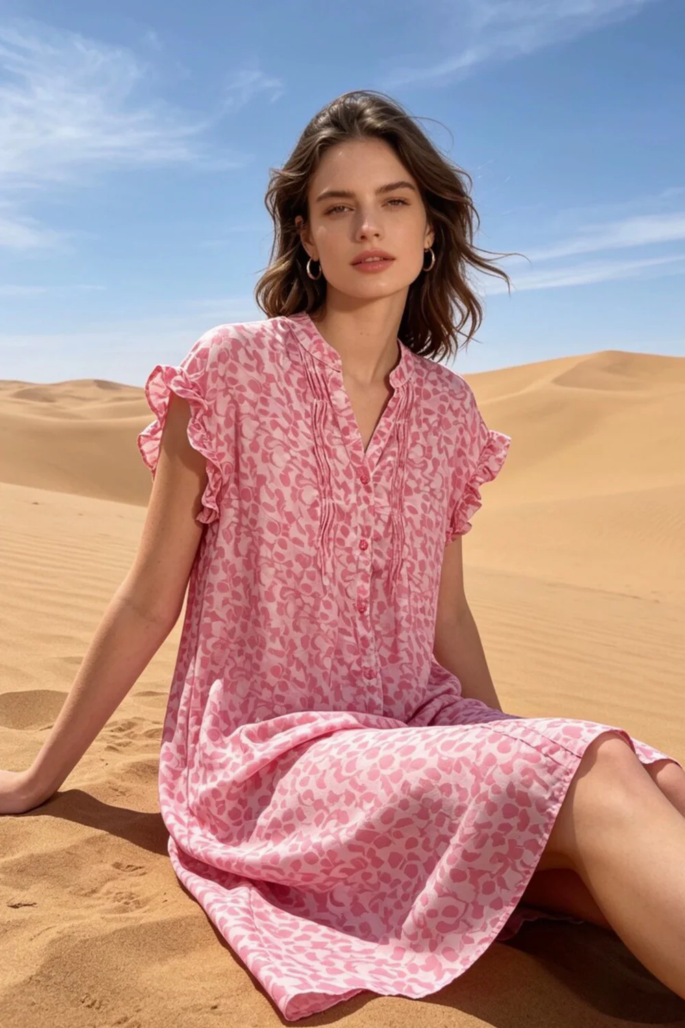 Sanna Sun Dress | Rose Shadow - Image 2