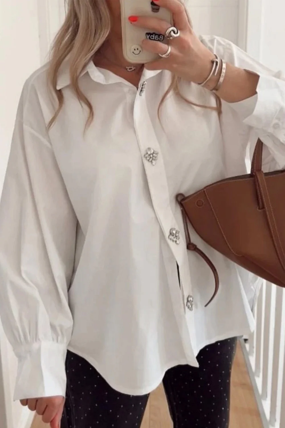 Sara Diamante Shirt | Skjorte fra Avery - Image 2