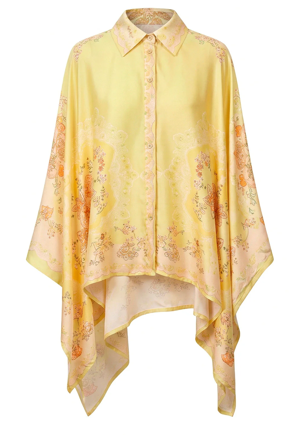 Silky Baroque shirt | Yellow | Skjorte fra Atelier C