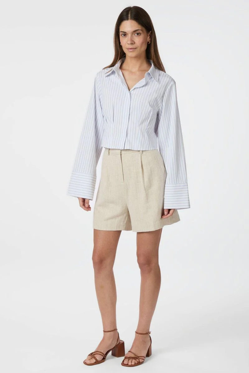 Sega Ramie Shorts | Natural | Shorts fra Neo Noir - Image 6