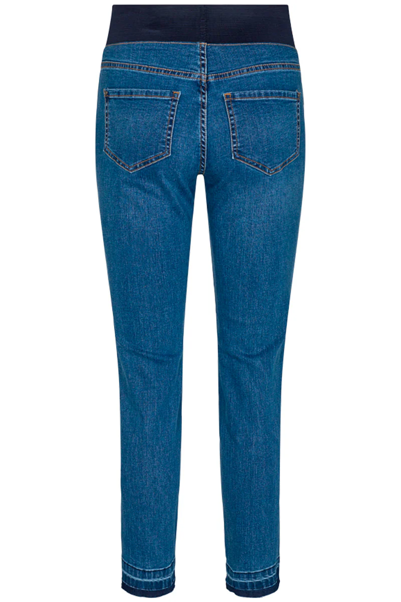 Shantal Ankle Pa Raw | Medium Blue Denim | Bukser fra Freequent - Image 3