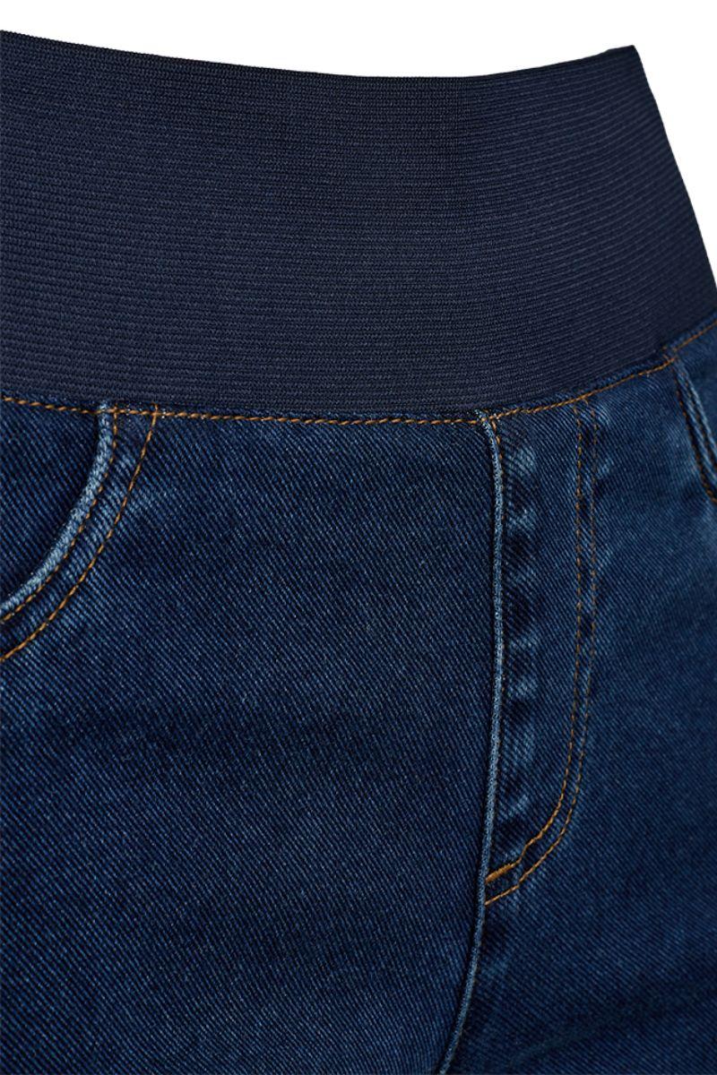Shantal Pants 207458 | Medium Blue Denim | Bukser fra Freequent - Image 3