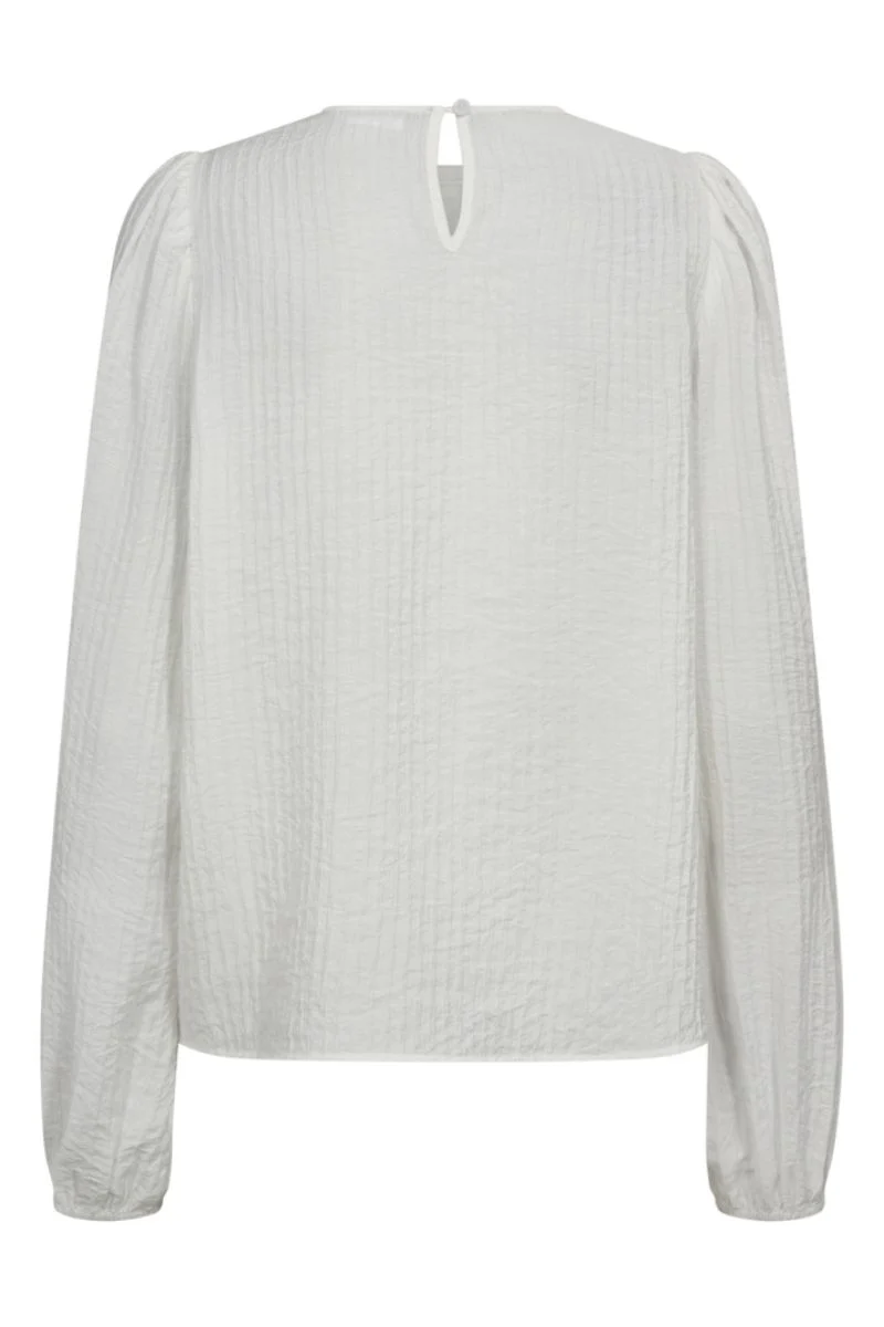 Shina Pintuck Blouse 35921 | Off white | Bluse fra Co'couture - Image 2