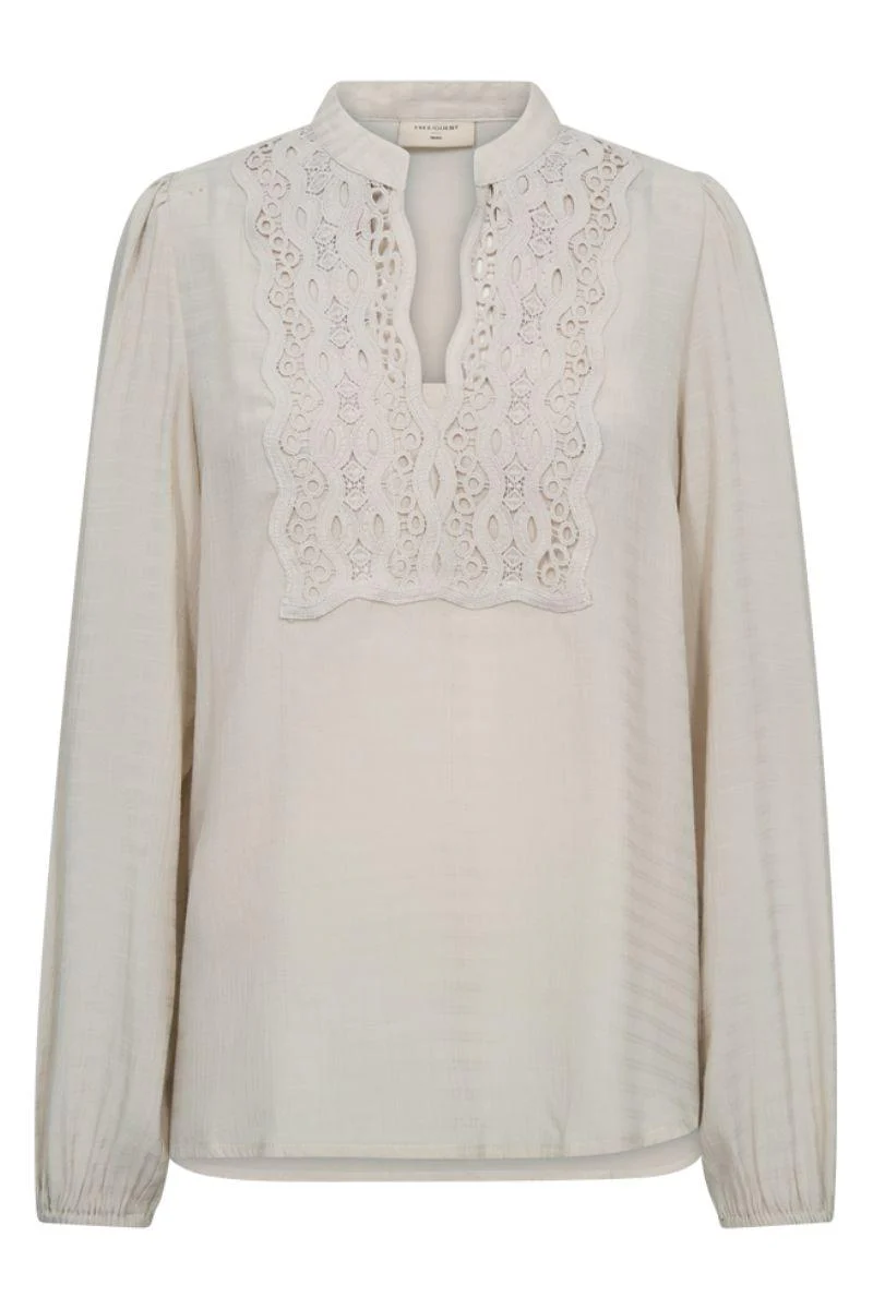 Shu Blouse 207003 | Moonbeam | Bluse fra Freequent